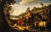 LASTMAN, Pieter Pietersz. Abraham s Journey to Canaan USA oil painting artist
